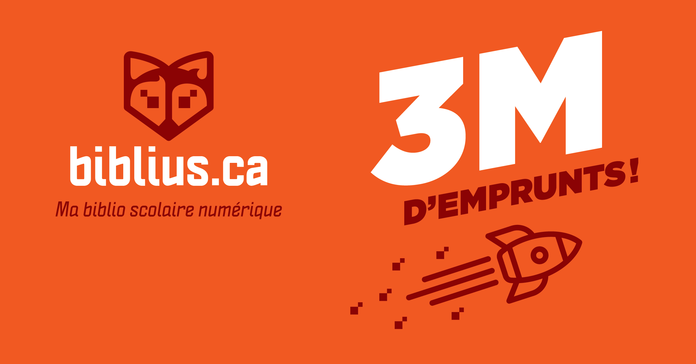 Biblius franchit le cap des 3 millions d’emprunts de livres numériques